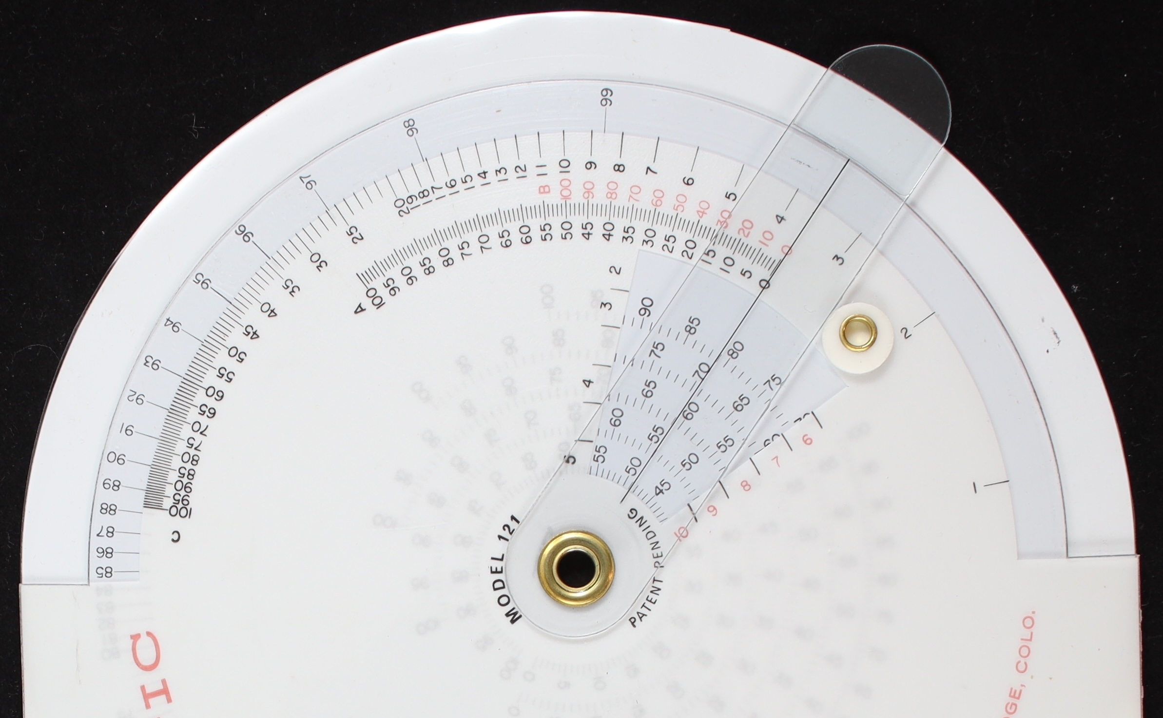 The Aver-O-Matic averages calculator. The total arrived at by summing 4 figures has created an average value of 61.
