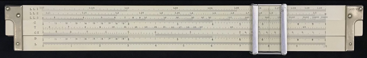 A 1913 K&E Model 4092, with LL1,2,3 scales.