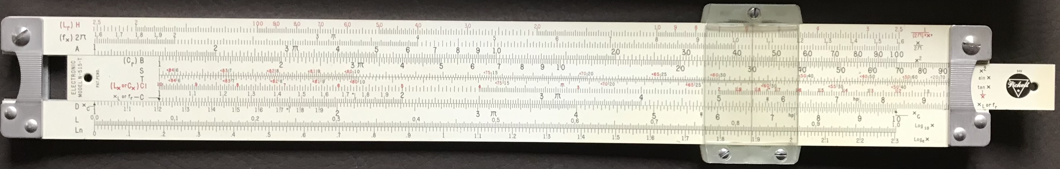 Pickett Model N-515-T Electronics Rule.